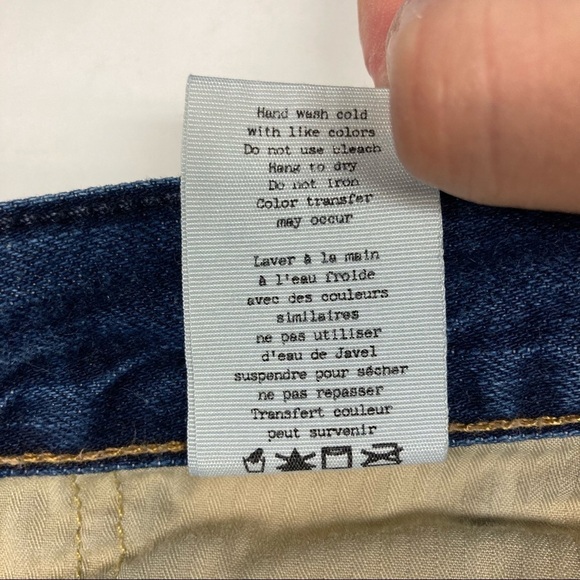 RAG & BONE Sz 34 Standard Issue Slim Leg 100% Cotton  Button Fly Jeans - Picture 11 of 12